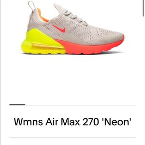 Nike Airmax 270 Sand Multicolor